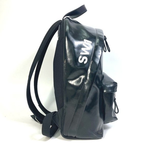 BURBERRY ML JETT Horseferry Backpack Coating canvas Black/White - Picture 8 of 15